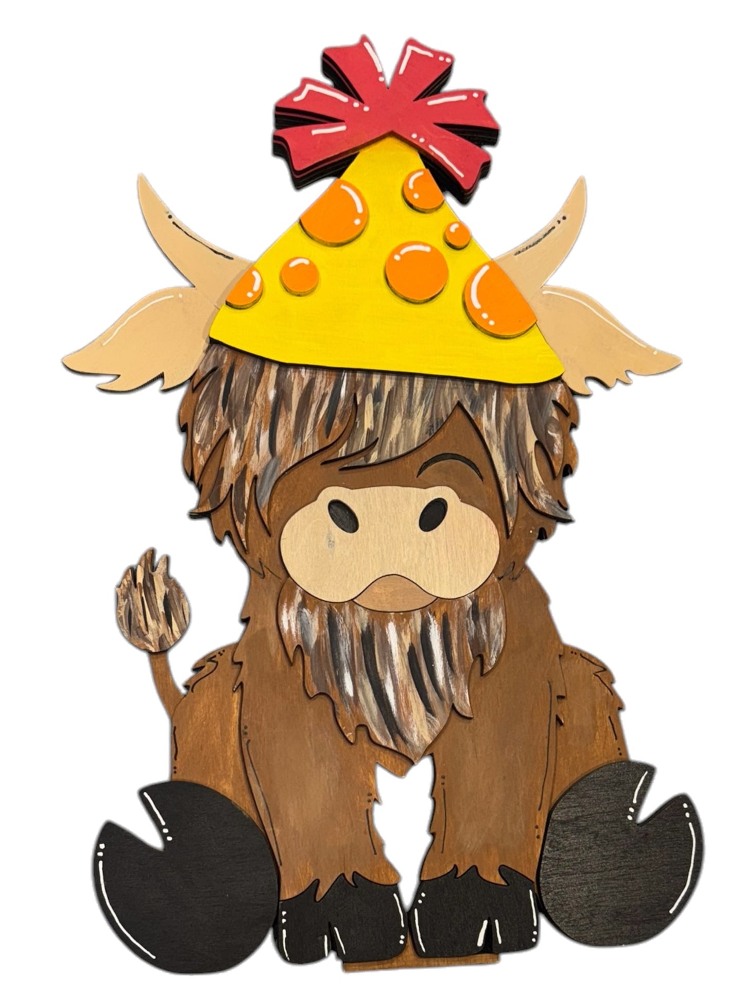 Party Hat for Highland Cow