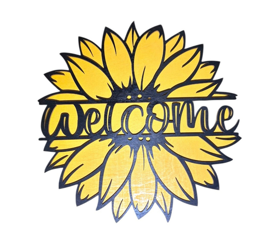 Sunflower Welcome Wreath