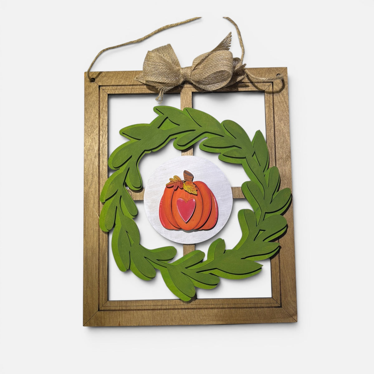 Pumpkins Window Frame Insert 5"