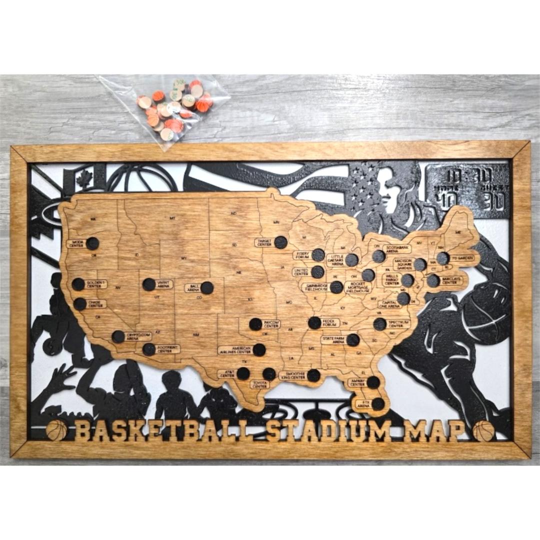 Basketball Stadium Map