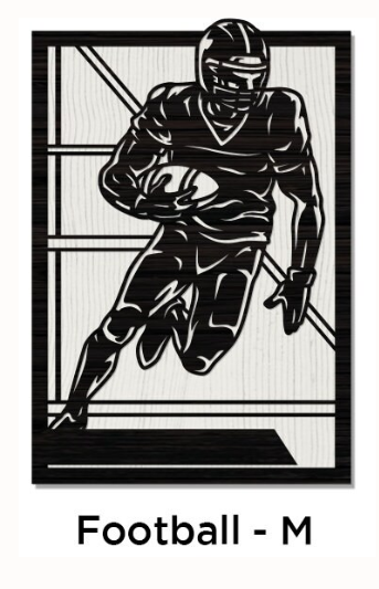 Football Wall Sign Personalized *