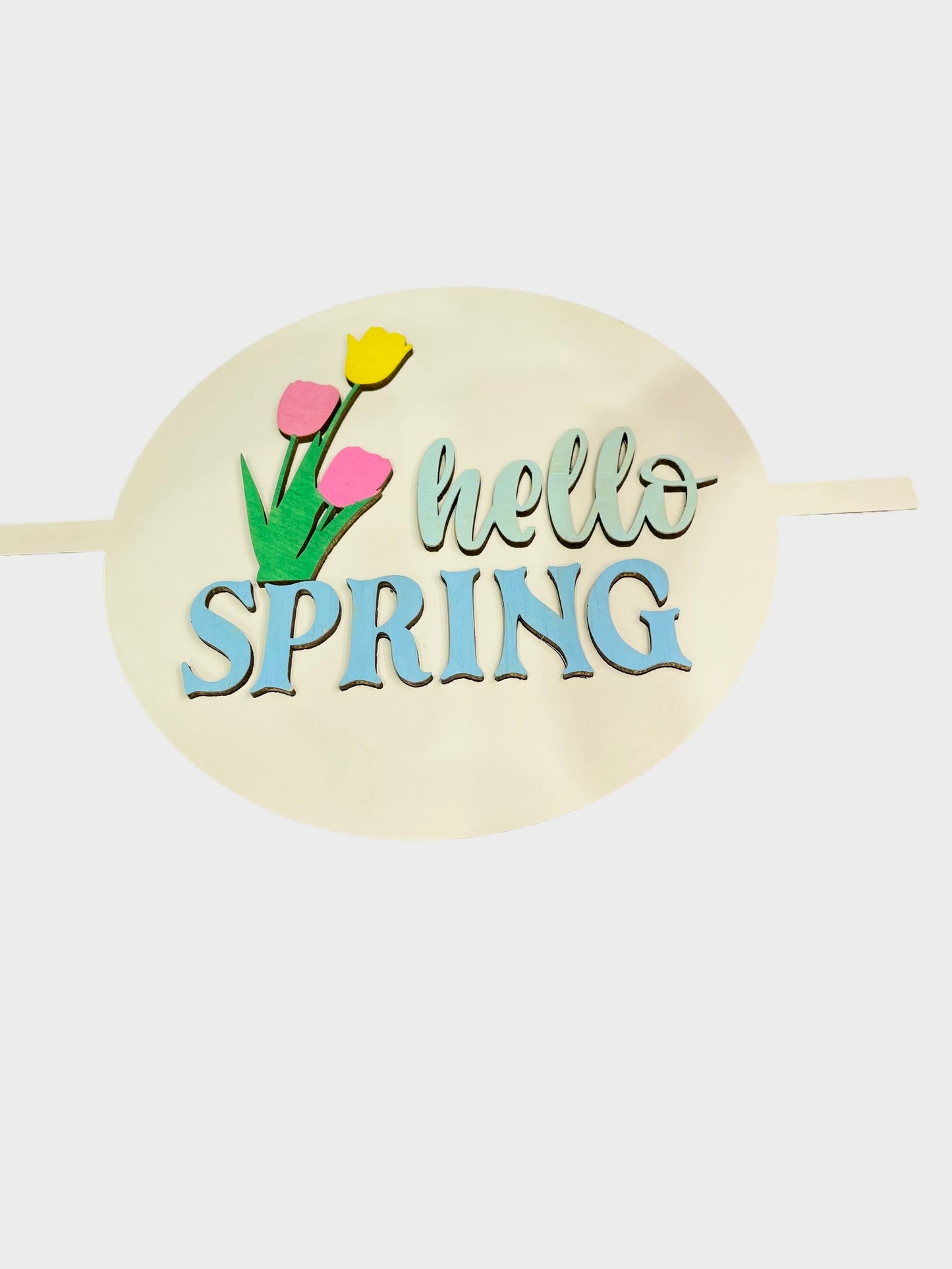 Hello Spring with 3 tulips - #201