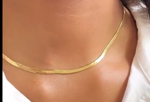 Gold necklace