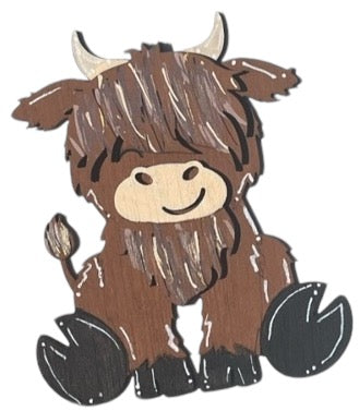 Highland Cow Hey Y'all insert- #303