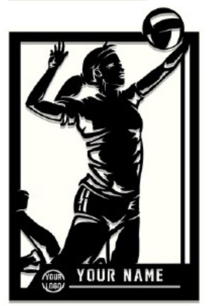 Volleyball Wall Sign
