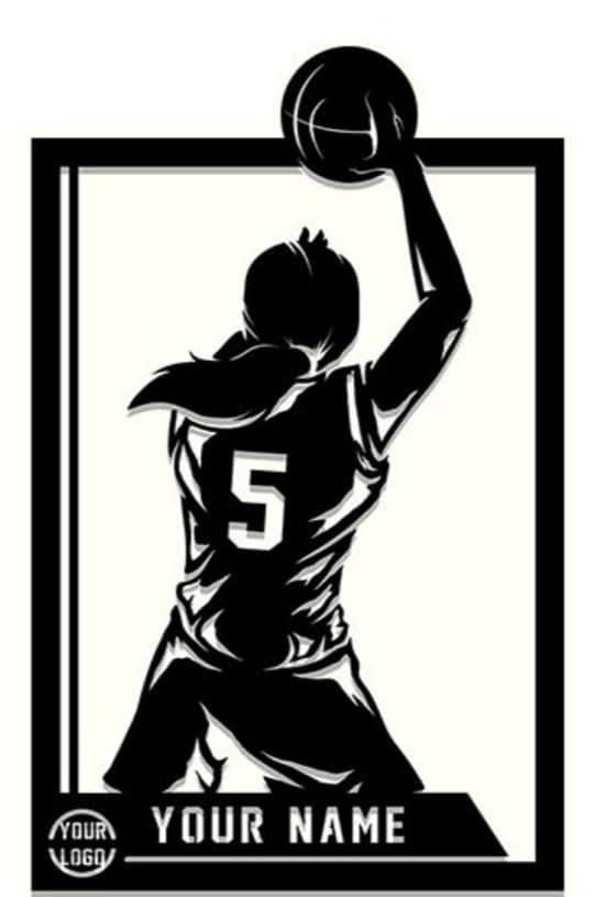 Girls Basketball Sign