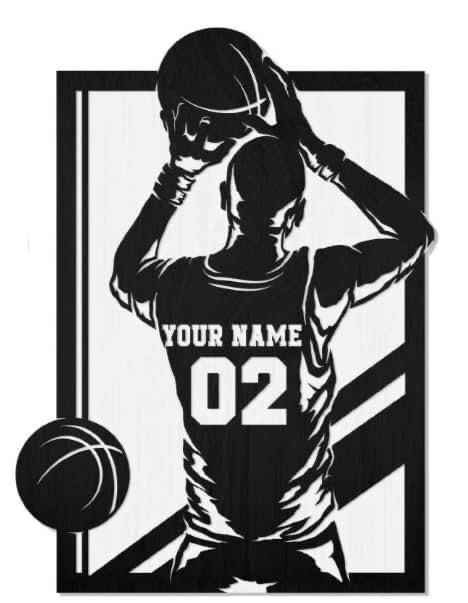 Boys Basketball Wall Sign