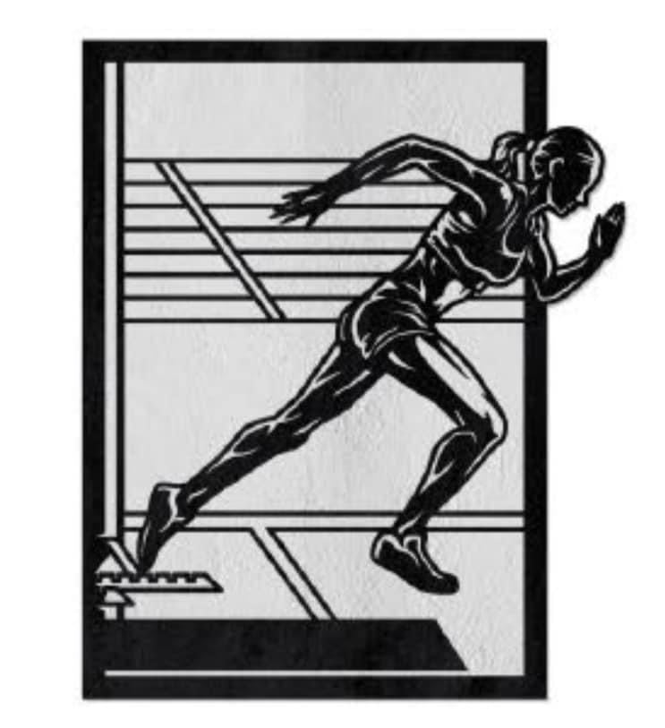 Track Wall Sign
