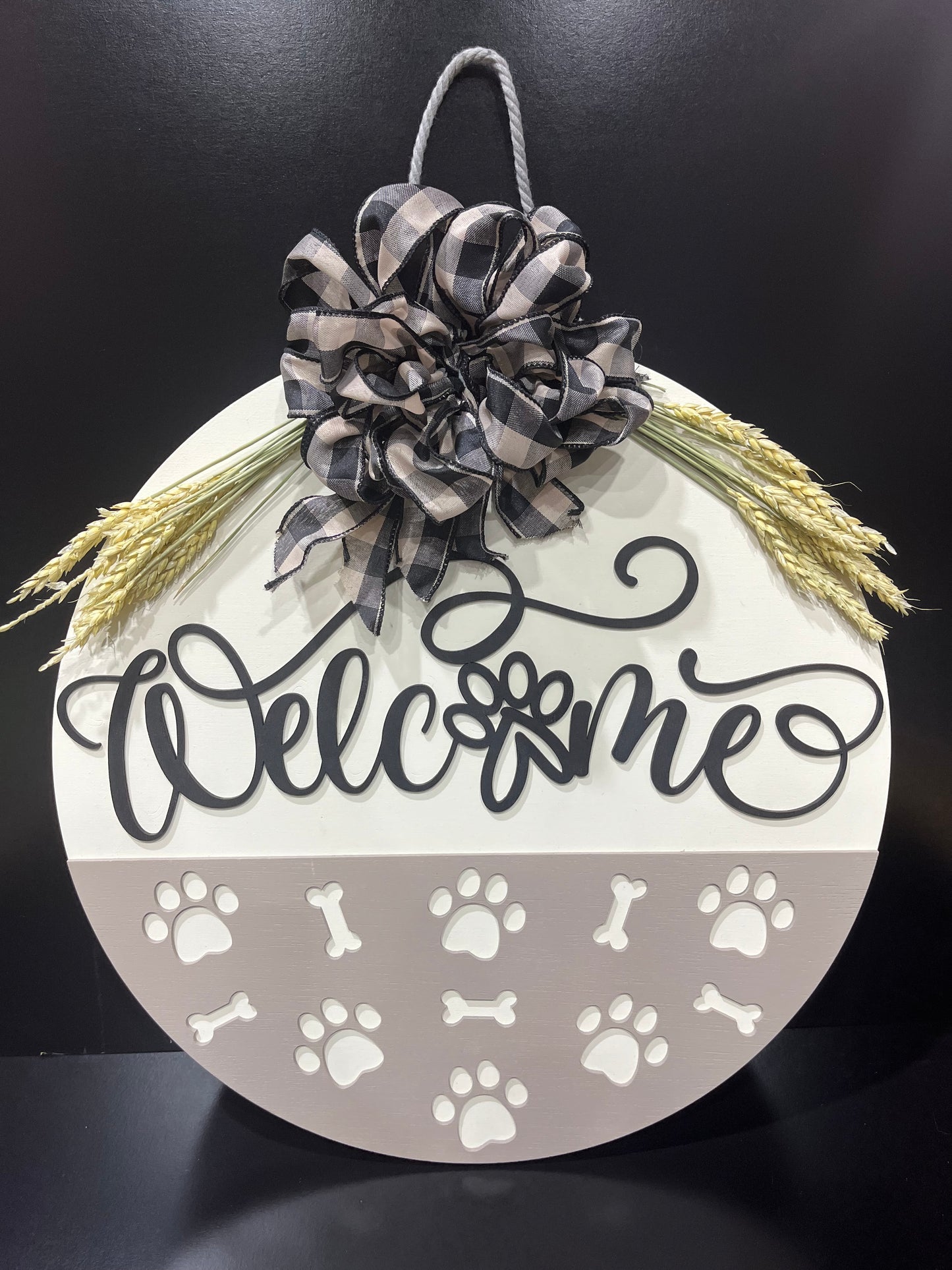 Welcome Dog Door Hanger