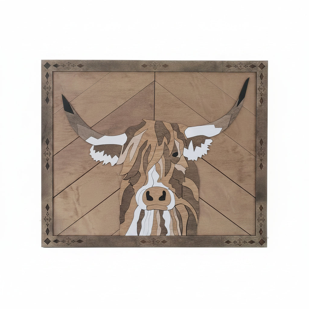 highland cow - Puzzle cow
