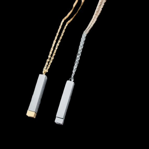 Hidden Message Bar Necklace Personalization / Engravable