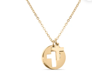 Cross Cutout Necklace