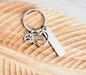Rectangle with cat Keychain