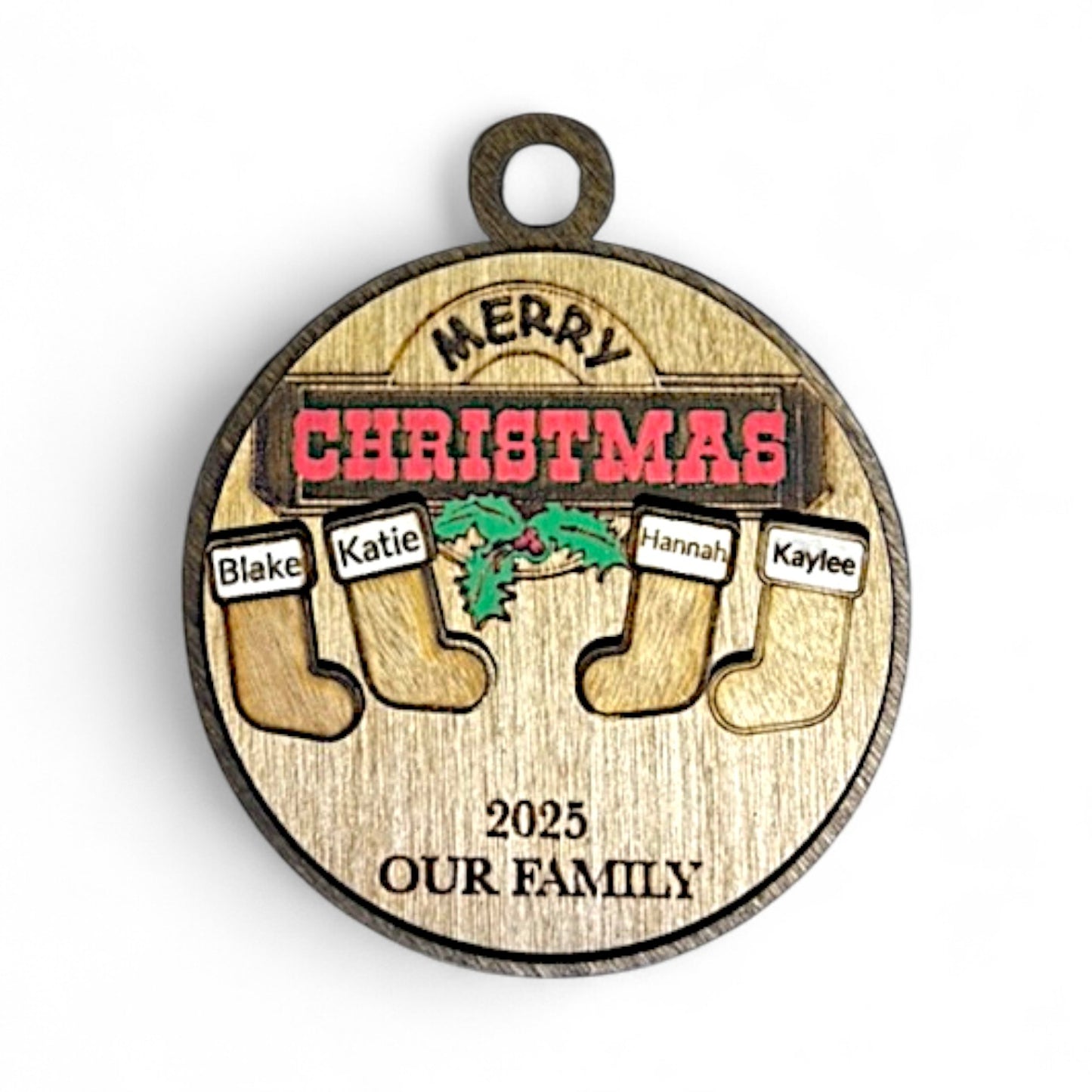 Merry Christmas Our Family Ornament