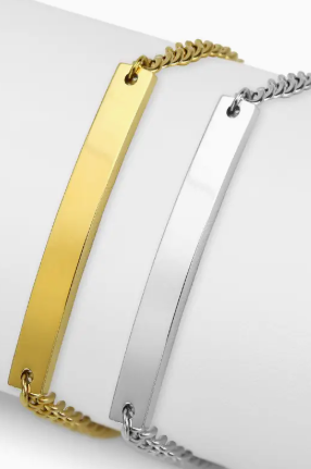 Curved Bar Bracelet