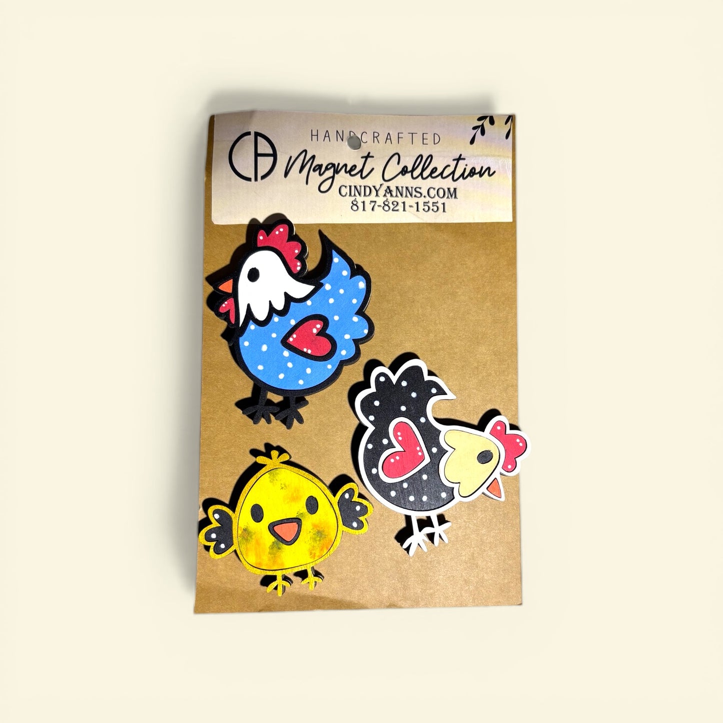 Chicken Magnet set (3 pieces)