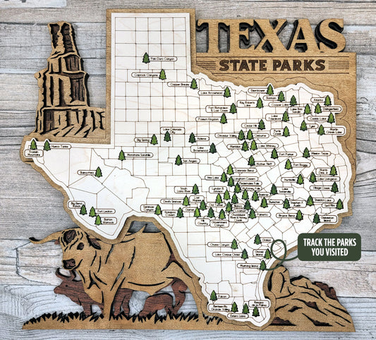 Texas State Parks Map