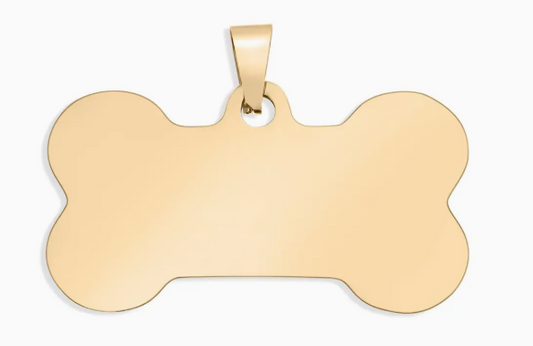 Dog Bone Pet Tag Lg