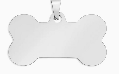 Dog Bone Pet Tag Lg