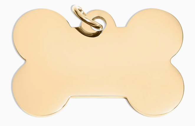 Small Dog Charm | Custom Engraved Dog ID Tag | Stainless Steel