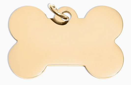 Small Dog Charm | Custom Engraved Dog ID Tag | Stainless Steel