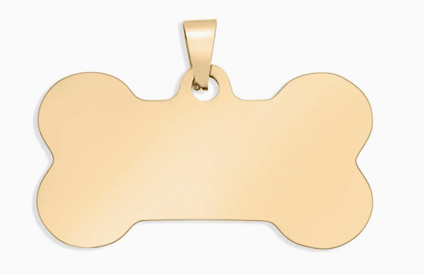 Paw Print Pet Tag small