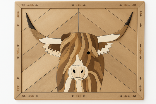 highland cow - Puzzle cow