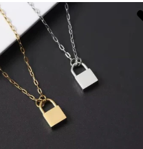 Petite lock pendant