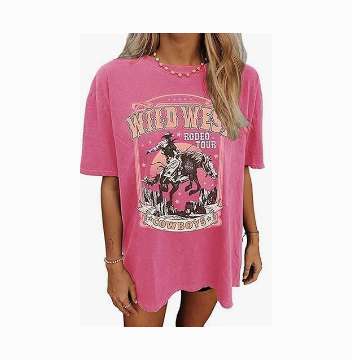Wild West Rodeo Tour Oversized T-shirt