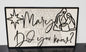 Mary Did You Know Wall Sign