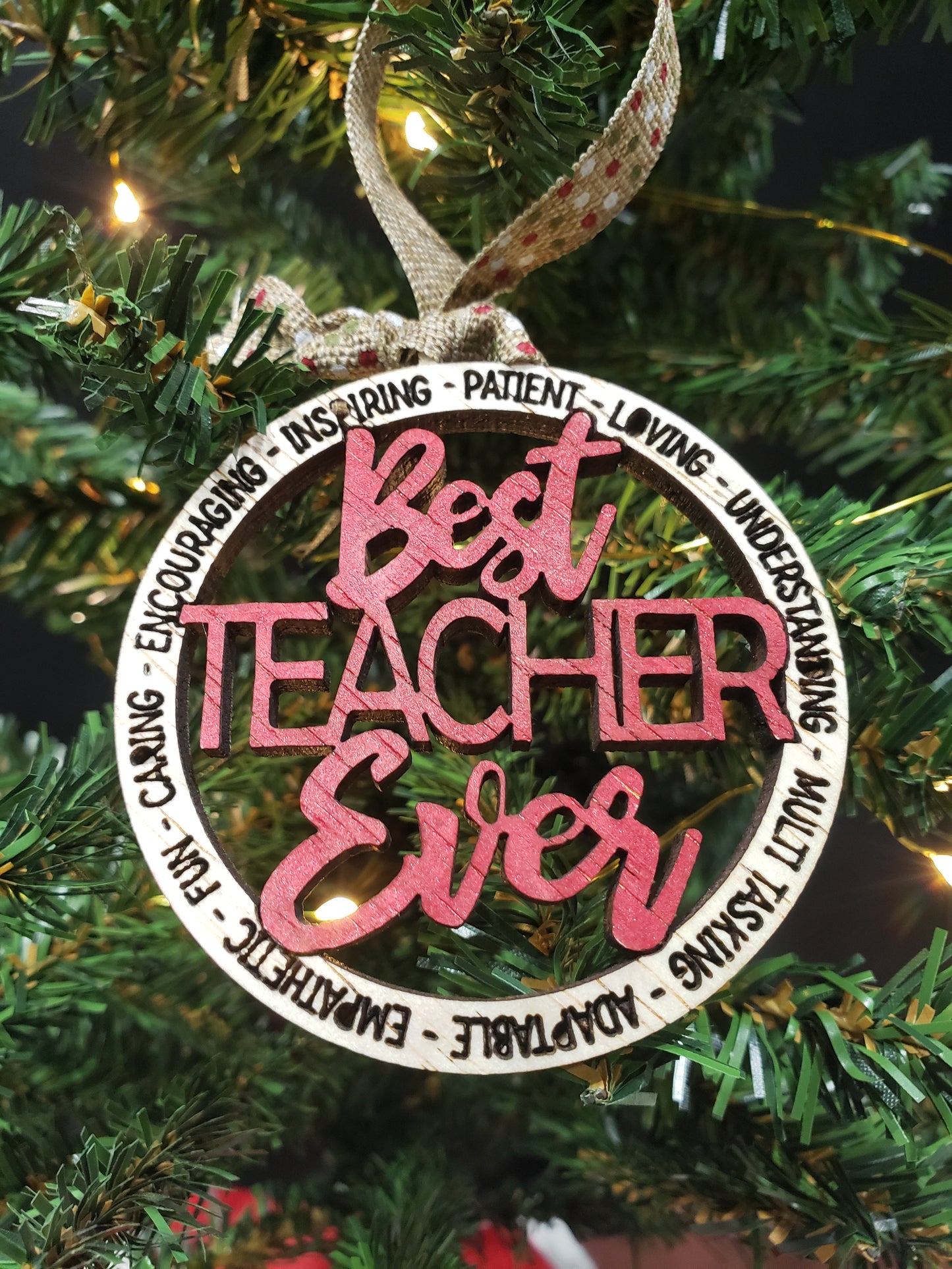 Best Teacher Ever Ornament