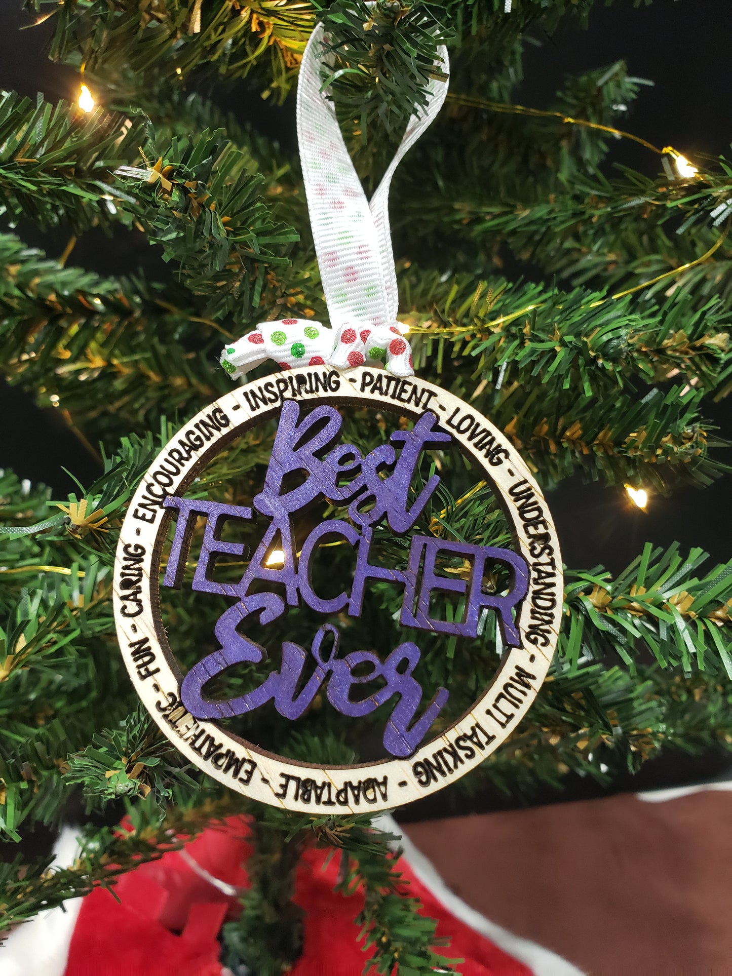 Best Teacher Ever Ornament