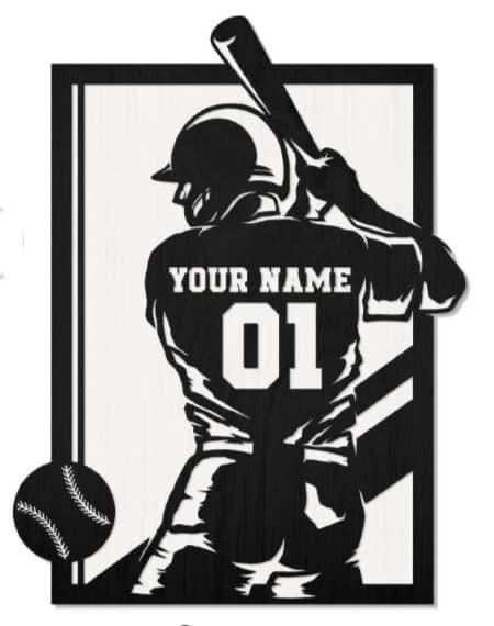 Baseball Wall Sign